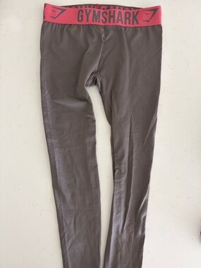 Gymshark Leggings with Pink Branded Waistband
